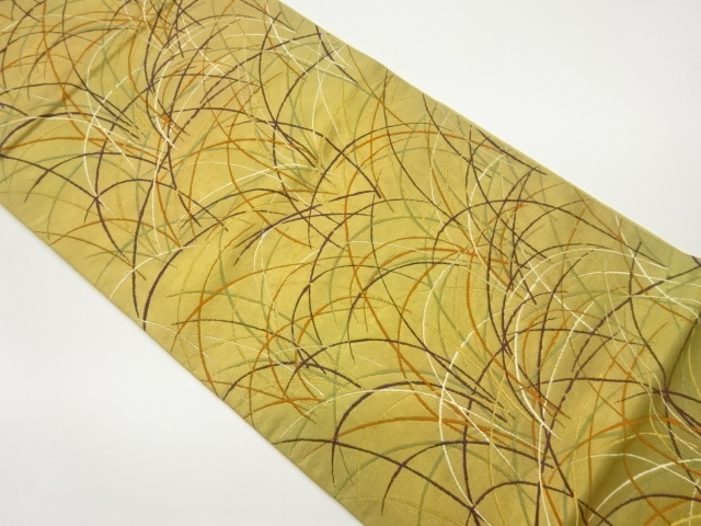 芝模様織出し袋帯